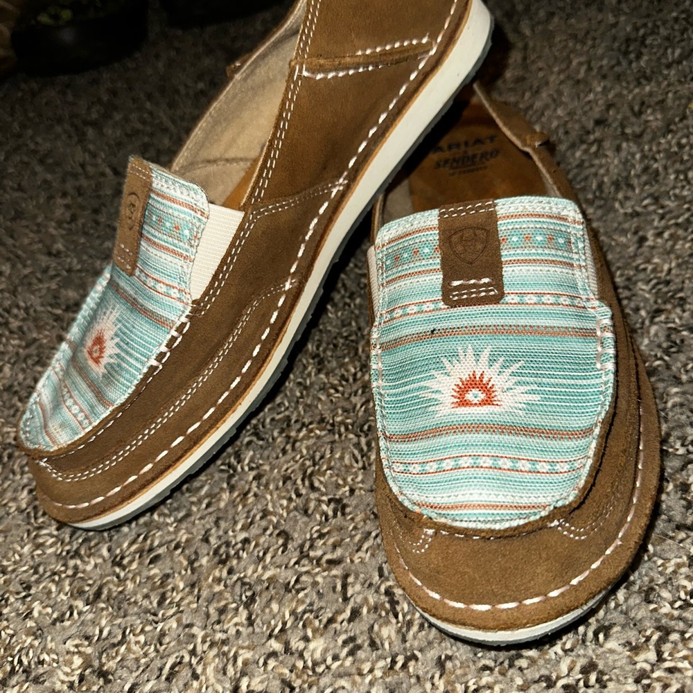 Ariat Brown And Teal Cruisers